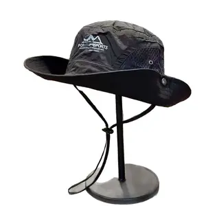 Bucket hat men and women summer big eaves sun protection fishing hiking hat sun hat versatile breathable big head circumference hat