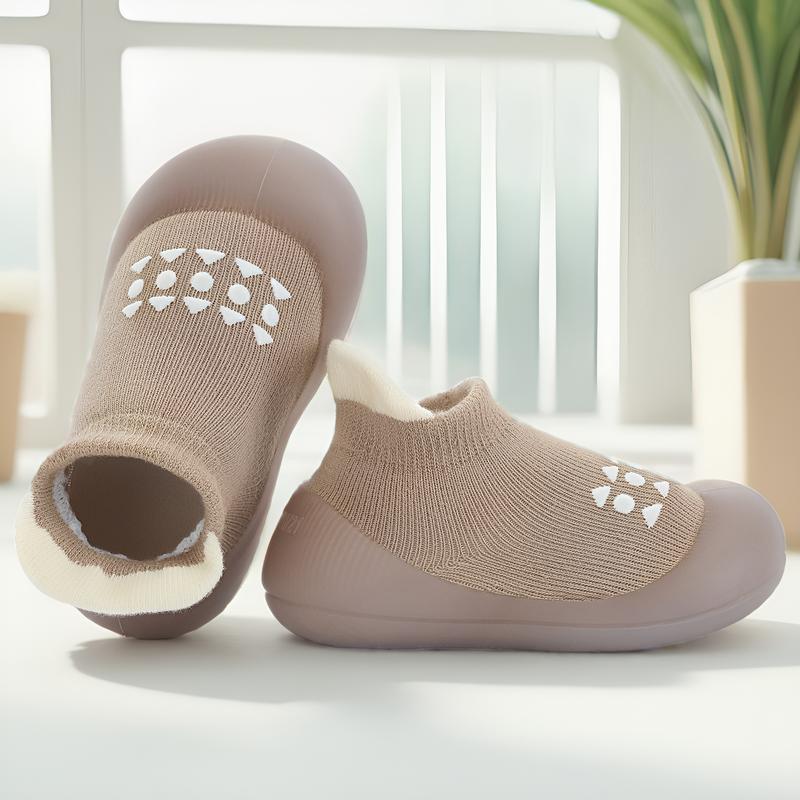 Baby Sock Shoes Infant Cozy Slippers Newborn Crib Shoes for 6 9 12 24 36months Boys Girls Toddlers Indoor Outdoor Adorable Walking Shoes Lightweight Breathable Durable little kids Sneakers for 0 1 2 3yrs old