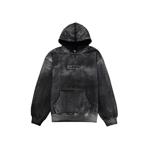 Supreme Men's MM6 Maison Margiela Foil Box Logo Hooded Sweatshirt Black, from StockX