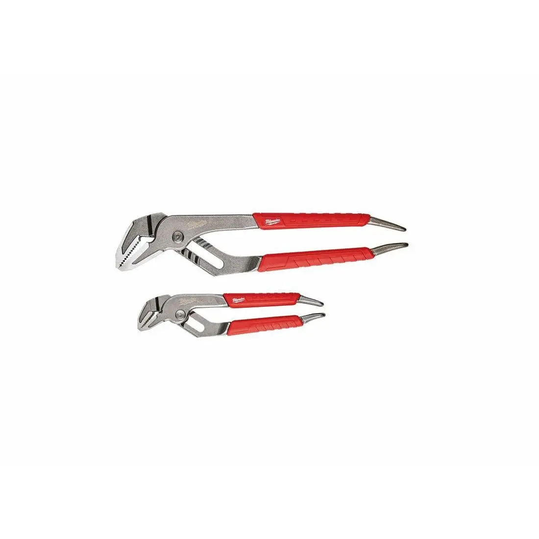 Milwaukee 48-22-6330 2-Piece Straight Jaw Pliers Set - 1 Each 10", Hardened Teeth, Professional Punching Hand Tools for Hand Tool Applications, Two Piece Set