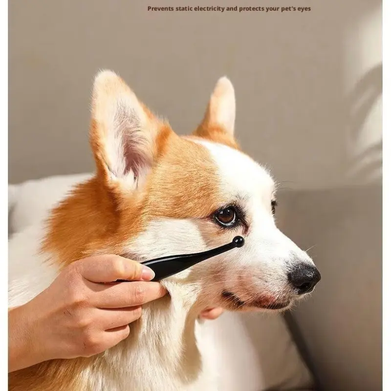Universal Pet Tear Stain Brush for Cats and Dogs, Eye Cleaning Brush, Tear Stain Powder Brush, Eyelash Cleaner Tool