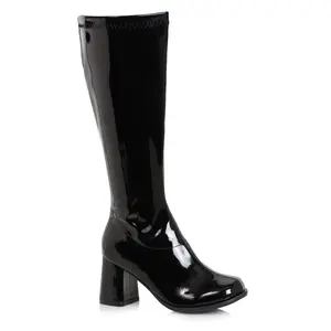 Women's Black Wide Width Gogo Boots