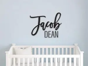 Custom Name Sign, Personalized Name Sign, Personalized Wood Name Sign, Home Decor