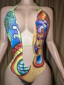 Rhinestones Monokini