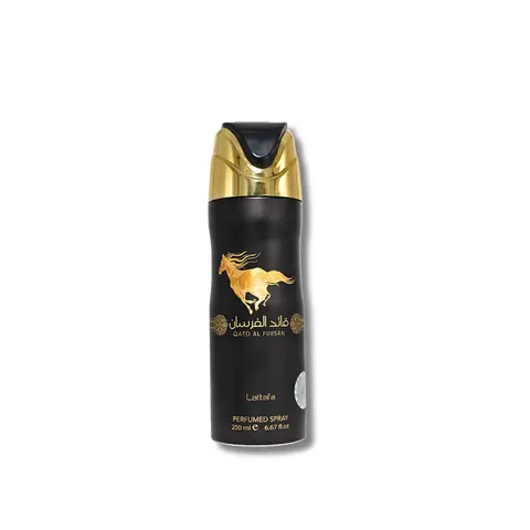Lattafa Qaed Al Fursan Scented Oud Wood & Amber Blend Liquid Alcohol-Base Body Spray, 200ML Tender Scent All Body Deodorant for Adults, Clean-Skin Calm Daily Wear Care Product