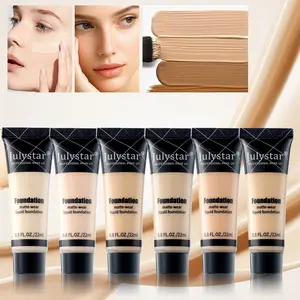 Face liquid foundation matte makeup effect flawless professional cosmetics matte makeup effect creates perfect skin color waterproof and sweat proof up to 24 hours professional glow liquid foundation