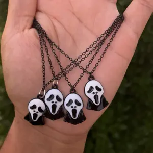 Mr.Ghostface necklace (black)