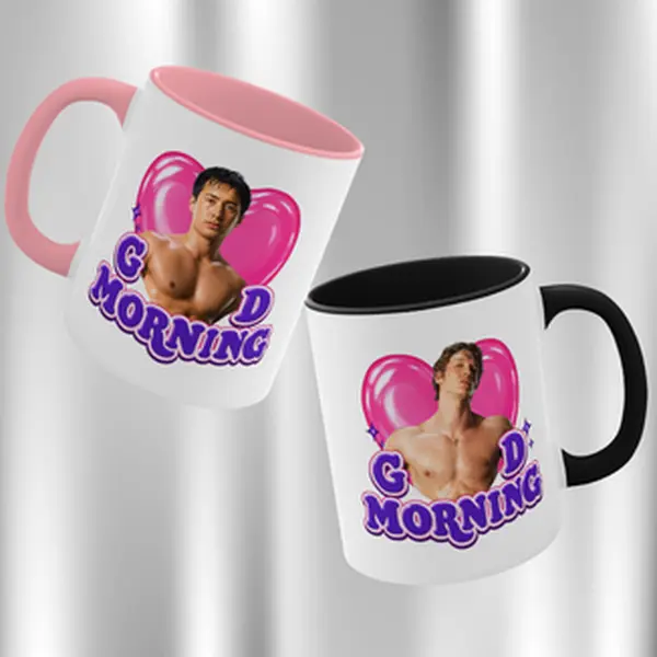 Hollanov Good Morning Mug, Heated Rivalry Mug, Shane Hollander Mug, Ilya Rozanov Mug, Hockey Mug