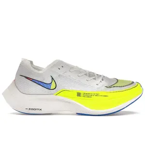 Nike Men's ZoomX Vaporfly Next% 2 White Volt Racer Blue Running Shoes, from StockX