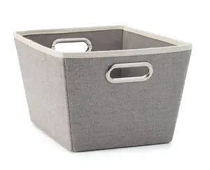 Sonoma Goods For Life Canvas Storage Tote - Durable Canvas Material, Spacious & Roomy, Sturdy Handles, Eco-Friendly, Ideal for Home and Travel Storage