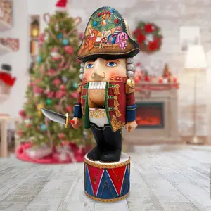 Nutcracker Masquerade Hand-Painted WOODCARVED Masterpiece by G. DeBrekht - Christmas Decor - 210010-2