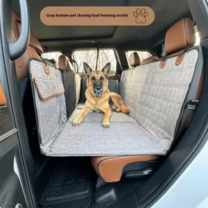 Car Dog Rear Seat Pet Pad with Widened Support Plate - Dog Car Travel Accessory