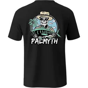 shirt man |Palmyth Mens Fishing Shirts Short Sleeve UPF 50+ T-Shirt UV Sun Protection SPF Tee Quick Dry