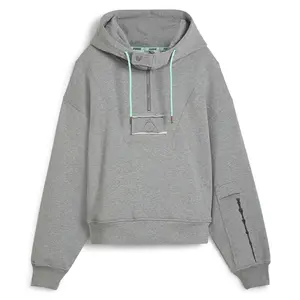 PUMA Womens X Harry Potter Half Zip Hoodie Athletic Outerwear Casual - Grey