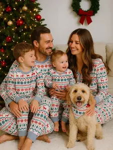 Snug Snowflakes-Family Matching Christmas Pajamas