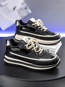 Men's New Trendy Platform Casual Shoes - Retro Distressed-Design Sneakers