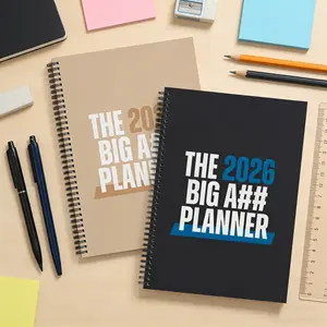 Oversized Academic Planner 2026 Calendar for January to December, Weekly Planner, Portable Planner and Desktop Calendar, Spacious Writing Area with Stickers for Goal Tracking, Office Stationery Supplies, Calendars Planners