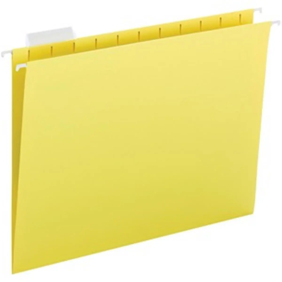 Business Source BSN03177 0.2 Cut Hanging File Folders, Yellow - Pack of 25