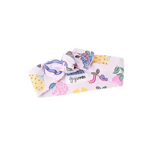 Evie TOPKNOT HEADBAND Soft Bamboo Floral Bows Baby Newborn Hair Accessories