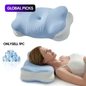 3D cloud-shaped Ergonomic Supportive Memory Foam pillow relaxes your neck and shoulders. The large pillow surface is perfect for side sleeping. The cool, breathable, and washable pillowcase provides all-night comfort. It's the perfect gift for family.