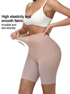 High-Waisted Mid-Length Shapewear Shorts, Women's Strong Sculpting Bodysuit, Waist Cinch, Tummy Control, S-Xl, Fashionable and Functional