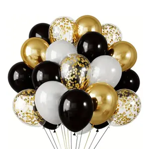 30 Durable Latex Balloons No Helium Required Wedding Birthday Bridal Shower Valentine's Day New Year Party Decorations Holiday Atmosphere Halloween Christmas Balloon Set