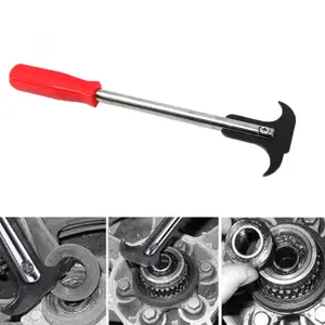 1 PC Oil Seal Disassembly Wrench Puller, Double Hook Head Seal Pulling Tool, Repair Tool, Used for Oil and Grease Seals Removal, Widely Applicable to Various Types of Vehicles (Red)