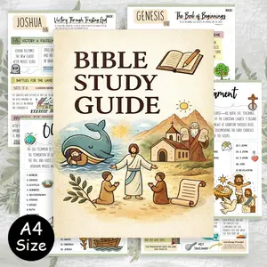 Your Systematic Scripture Study Planner - A Planner Notebook for Structuring Book-by-Book Progress, Thematic Outlines & Doctrinal Review Schedules, Christian Bible