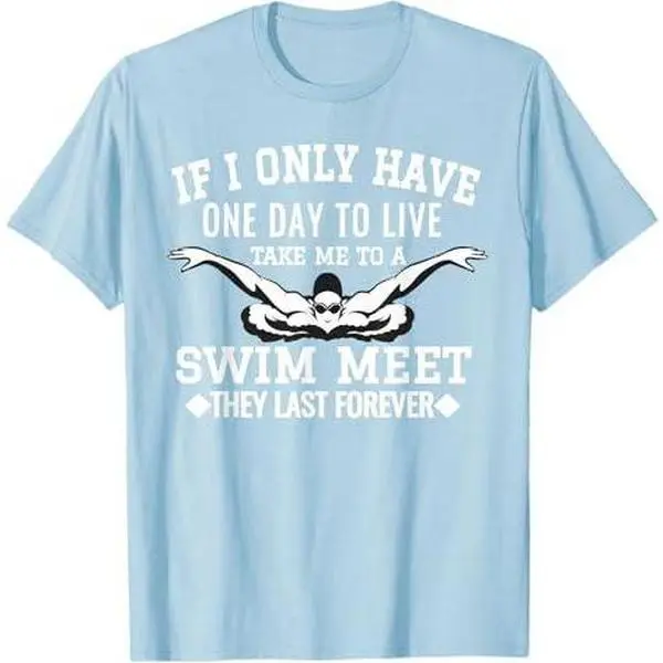 Swim Swimmer Tshirt Funny Swimming Shirt Sport Practice Tee T-Shirt