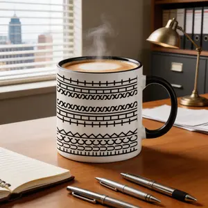 Coworker Gag Gifts Ceramic Coffee Mug 11oz  Funny Hidden Word Cup with Handle, Sarcastic Office Desk Accessories