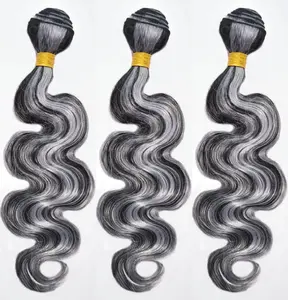 Lagalaga Body P4/GREY Human Hair Bundles Unprocessed Brazilian Virgin Hair Bundles P4/GREY Human Hair Quick Weave Hair Extension