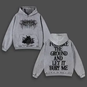 Lorna Shore Edens End Shirt & Hoodie Washed 90s Metal Merch Vintage DeathCore Band Double Printed Acid Wash Heavy Cotton Oversize Unisex Rock Band T-Shirt, Retro Y2K Streetwear Metal Merch Menswear Top
