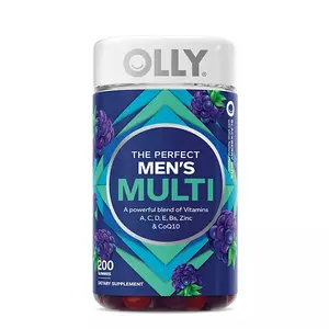 OLLY Men's Multivitamins 200 Gummies, Blackberry (200 ct.) Healthcare Supplement Dietary Fitness Edible