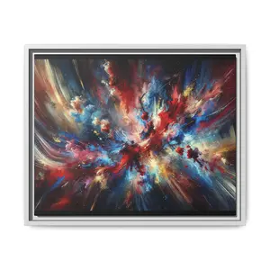 Euphoria In Motion - Framed Canvas Print Wall Art