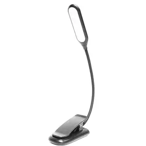 REEMEER LED Rechargeable Book Light, Suitable for Reading in Bed - Eye Care, Sstepless Dimming Brightness, Compact and Lightweight Clip-on Book Reading Light, Suitable for Children, Learning