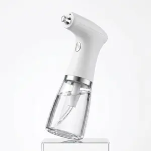 [Aesthetic Tech] Pro-Mist Max 240ml Electric Oil Sprayer| USB Rechargeable Nano Mister| Premium Lead-Free Borosilicate Glass| Precision Control for Air Fryer & Healthy Cooking