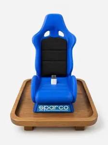 Sparco Racing Seat Inspired Phone Dock| Desk Setup Charger Stand | Gamer Room Decor
