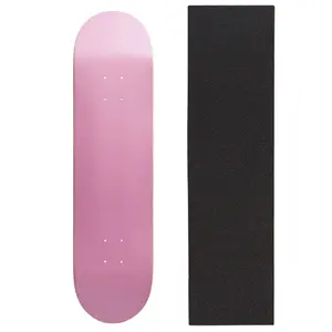Pink Pro Skateboard includes grip tape Deck Construction: 7-Ply Canadian Maple