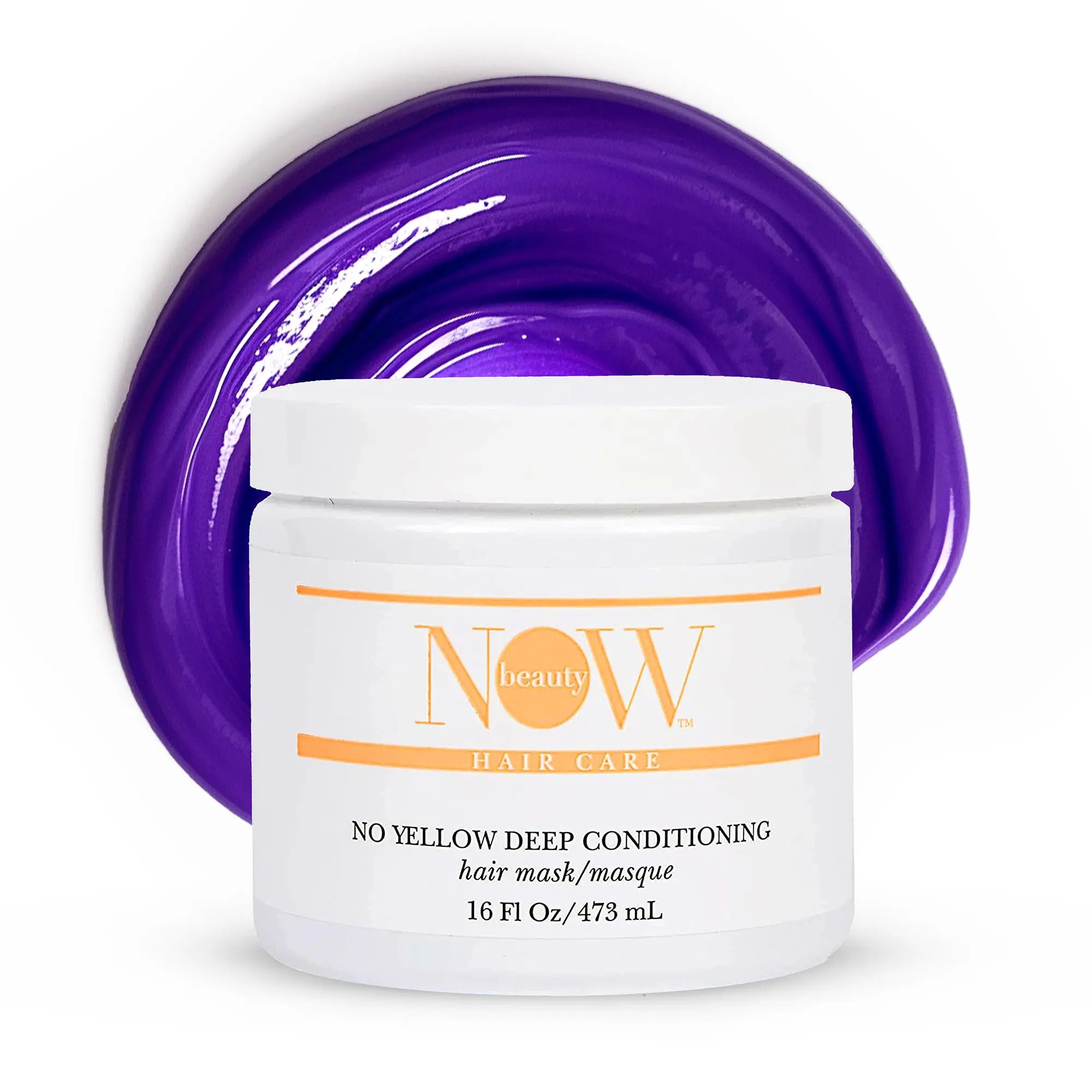 No Yellow Deep Conditioning Hair Mask by NOW Beauty for Unisex - 16 oz Masque