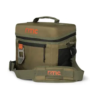RTIC Outdoors Everyday Cooler Olive 8 Cans Soft Insulated Personal cooler