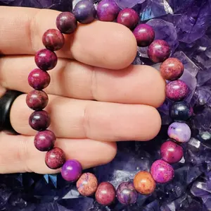 Sugilite & Bustamite Bracelet - 8mm