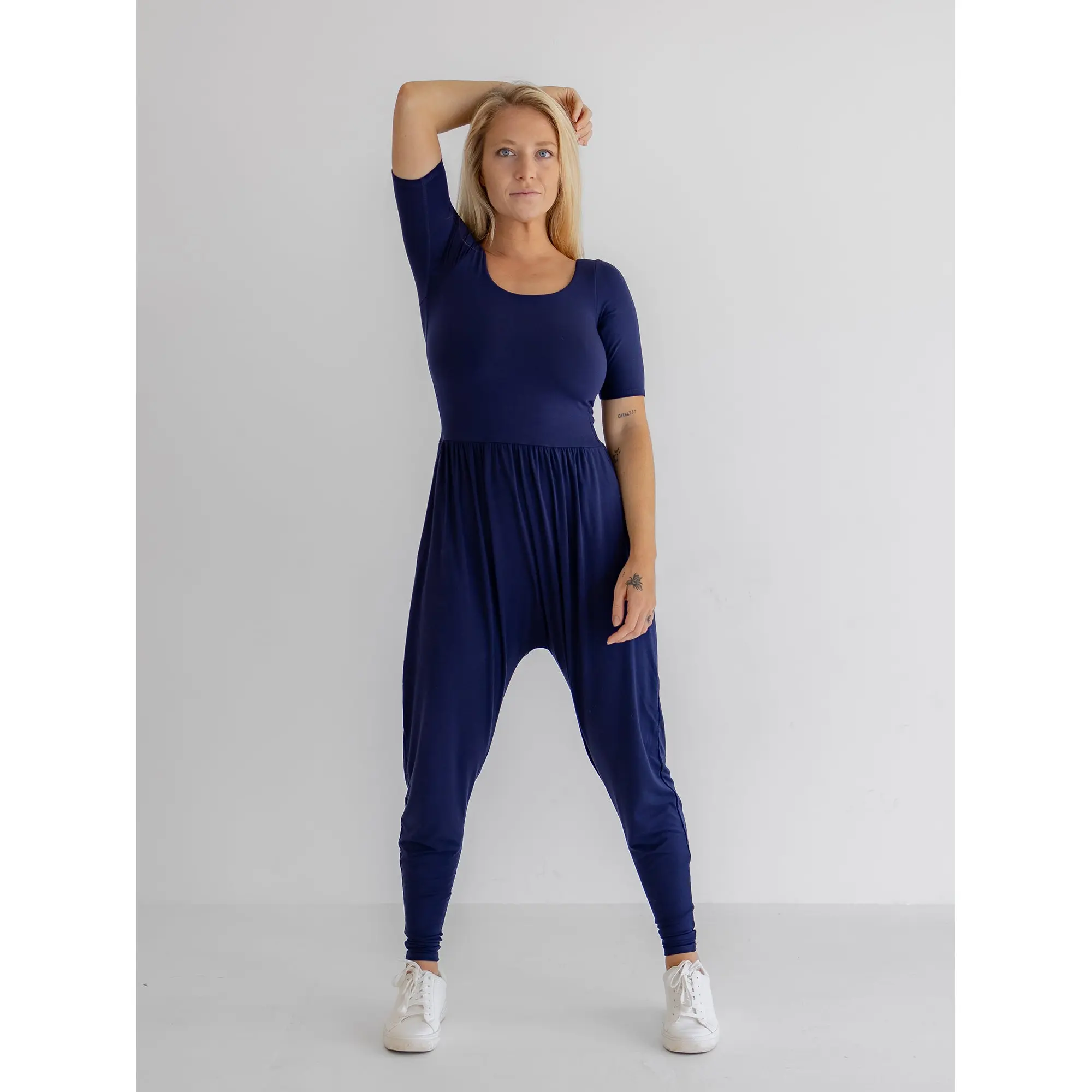 Sleeved Bōdhi Jumper, Navy