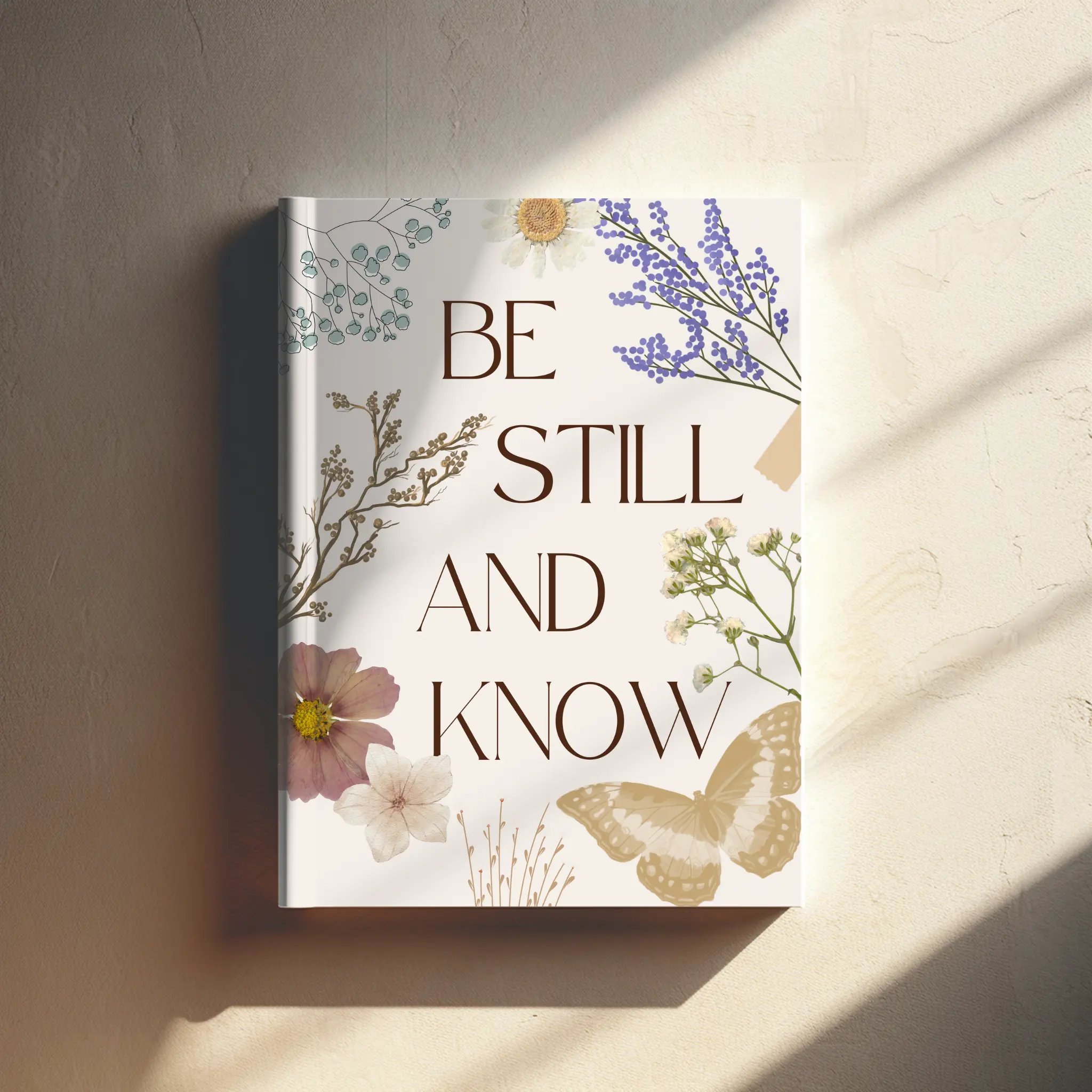 Be Still And Know Bible Verse Notebook Bible Study Notebook For Women Prayer Journal Floral Blank Notebook Christian Gratitude Journal