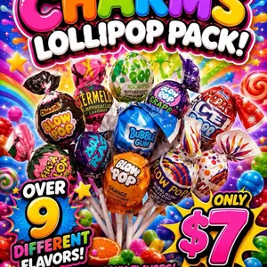 Charms Lollipop Pack 9+ different Flavors