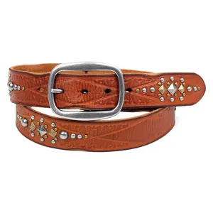 Old Trend Legend Outwest Leather Studded Belt