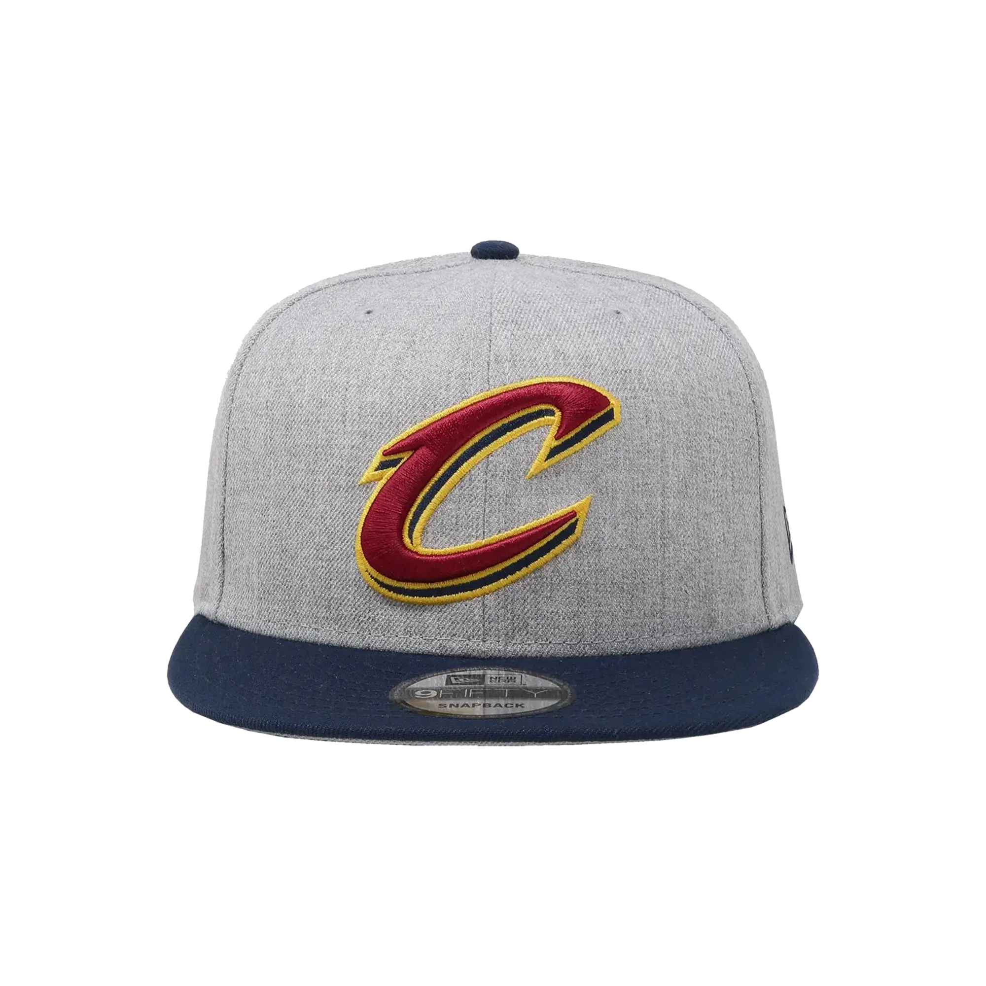 9FIFTY Cleveland Cavaliers 2Tone Snapback Hat "Grey / Navy - Brim" NE985