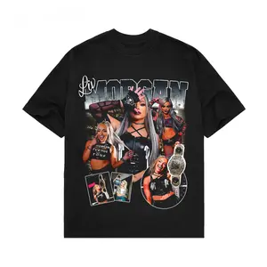 Liv Morgan WWE Wrestling Graphic Tee Retro 90s Bootleg Y2K Streetwear Merch for Men Cotton Tees Trendy T-shirts Grunge Graphic Album T-Shirt Summer Outfits Fathers Day Gift Ideas Summer Graphic Tees Cotton Graphic Tees TikTok Shop Deals
