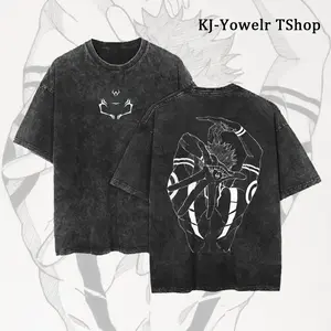 Vintage "Ryomen Sukuna Jujutsu Kaisen" Uni.sex Oversize Anime Manga 2Sides T-shirt Comfort Color Tshirt Sweatshirt Hoodie, Gift For Anime Fan, Anime Lover