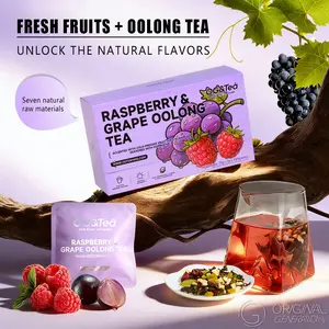 Raspberry Grape Oolong Tea 70g（7g×10packs）With Grape Oolong Tea Snow Pear Apple Raspberry Strawberry