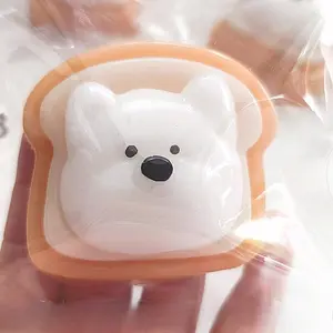 Egg Yolk Rice Ball Squishy Stress Relief Toy – ASMR Sensory Fidget, Cute Kawaii Japanese Food Squeeze, Anxiety Relief Gift for Teens Kids Girls Students – Funny Desk Toy Trend Holiday Gift